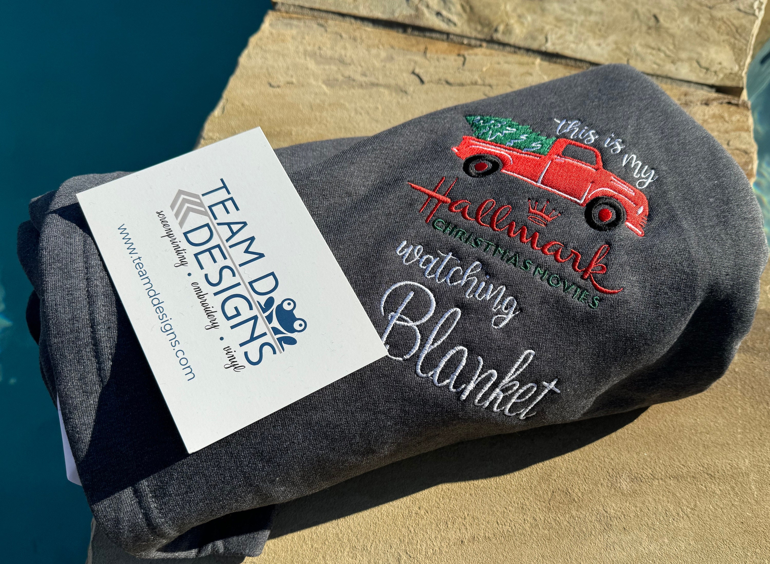 Hallmark channel oversized blanket sweatshirt hotsell