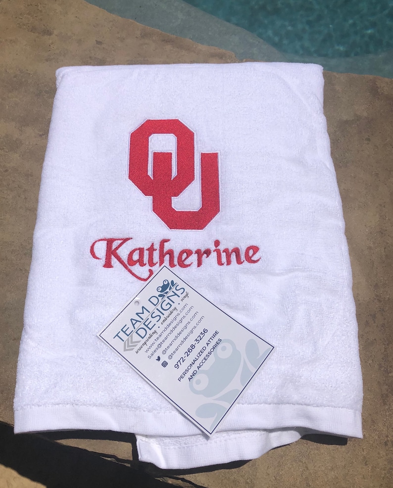 Custom College Personalized Beach Towels/ Grad Gift/ Etsy