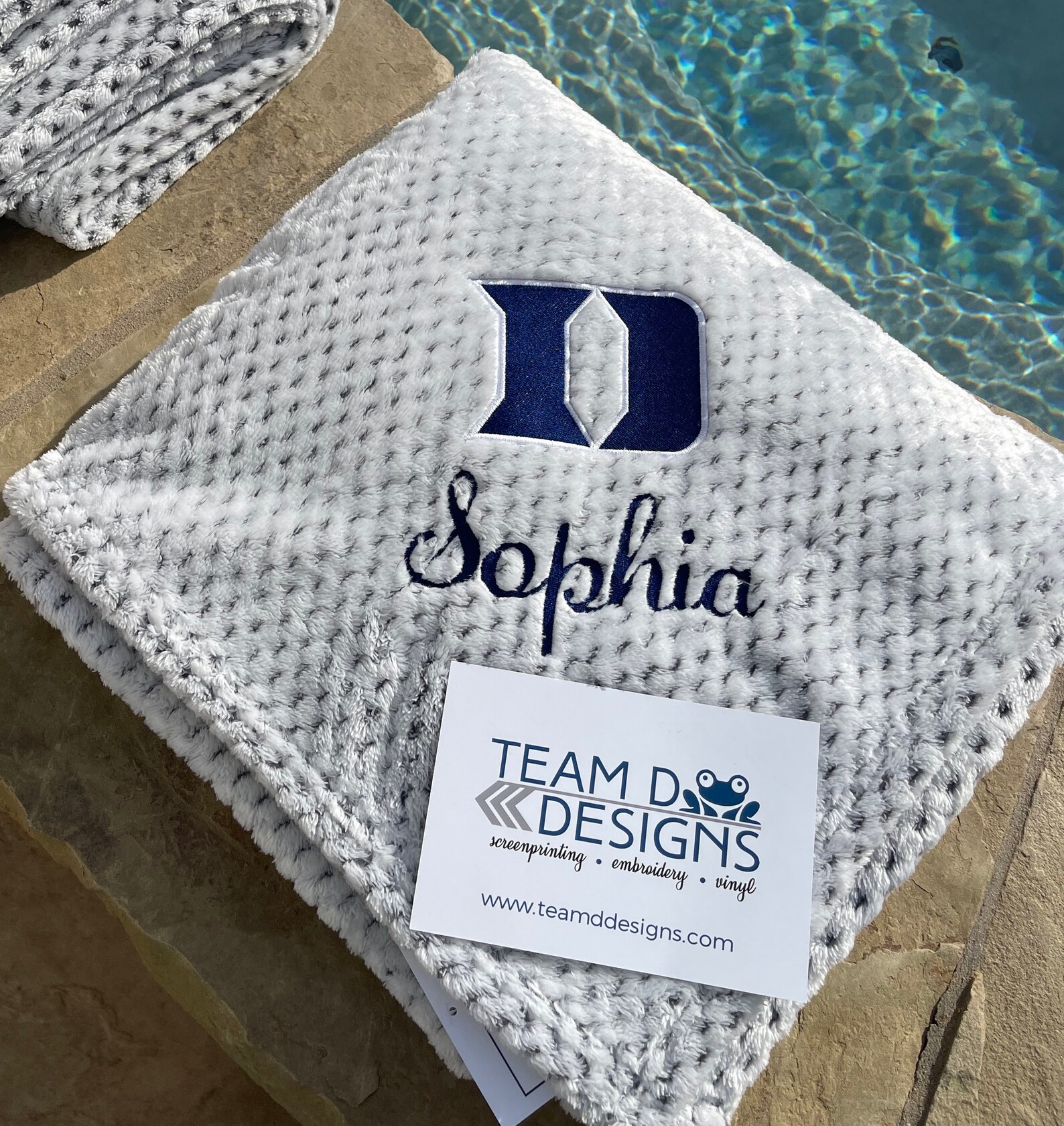 Custom College Personalized Plush Blanket/ Grad Gift/ Etsy