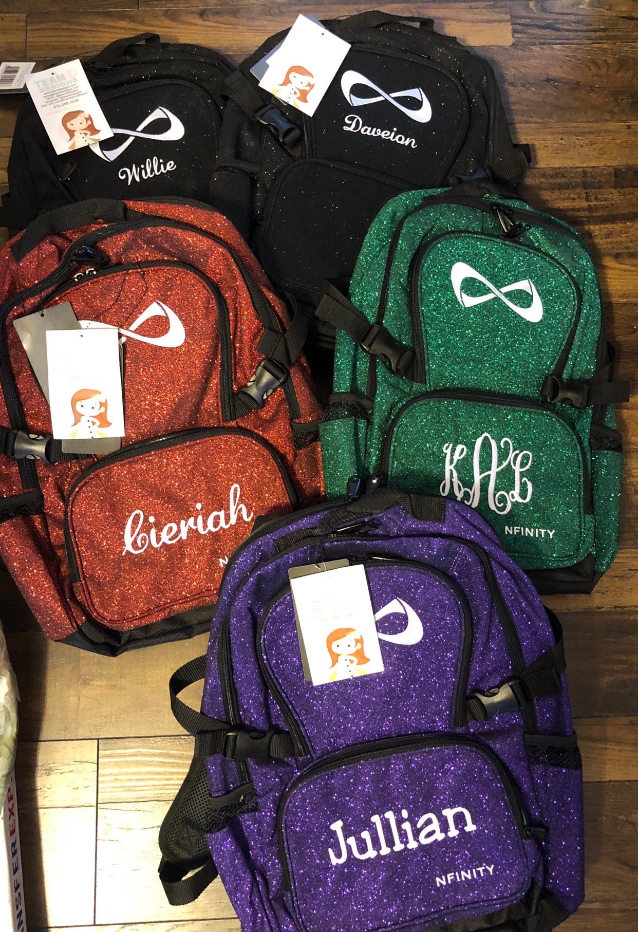 SALE Nfinity Sparkle Backpack Already Done YOU Save names Already
