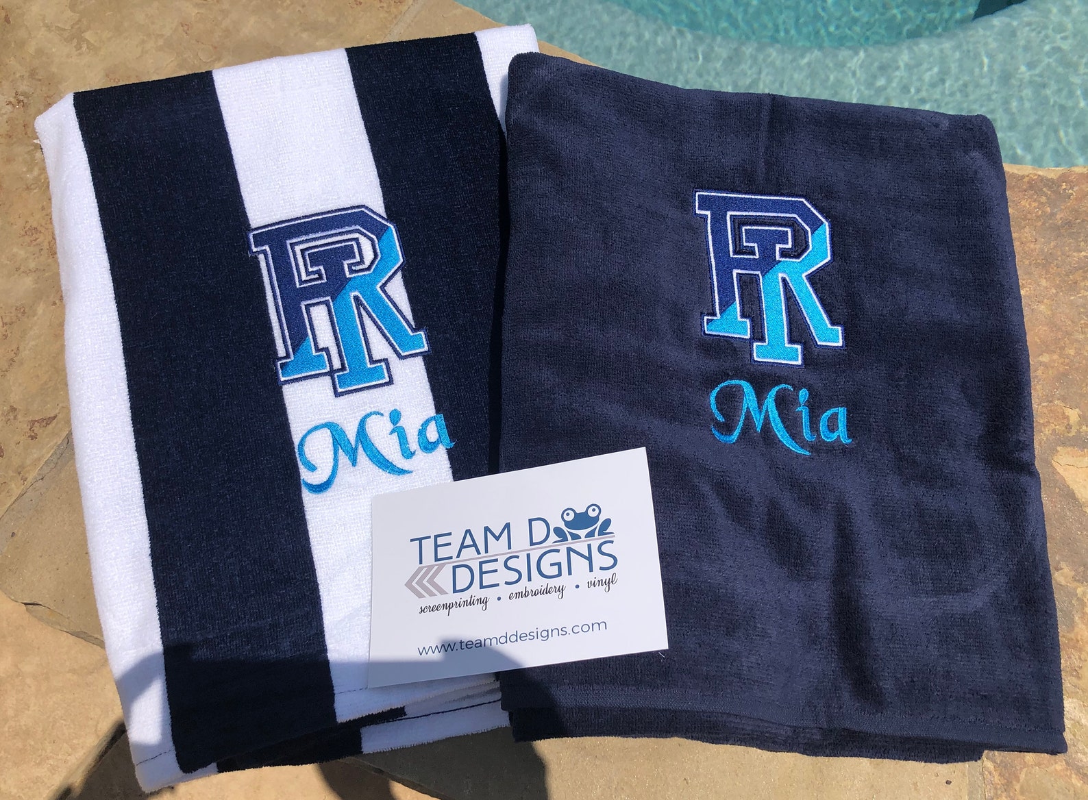 Custom College Personalized Beach Towels Grad Gift/ Etsy