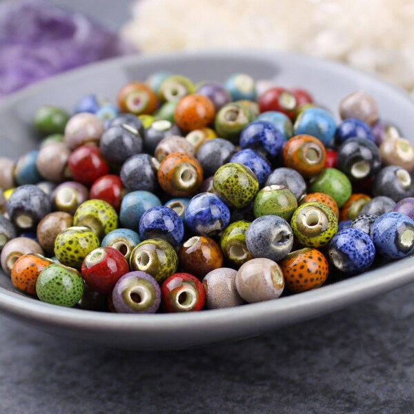 Pottery Beads Etsy