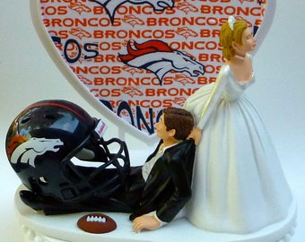 Denver Broncos Wedding Garter Handmade Keepsake Bridal on1