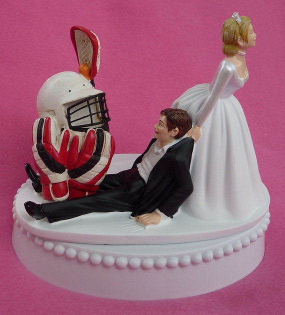 Acrylic Table Tennis Theme Bride /& Groom Wedding Cake Topper Decoration