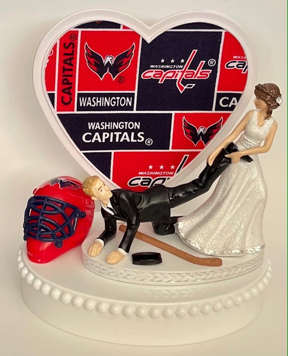Wedding Cake Topper Washington Capitals 