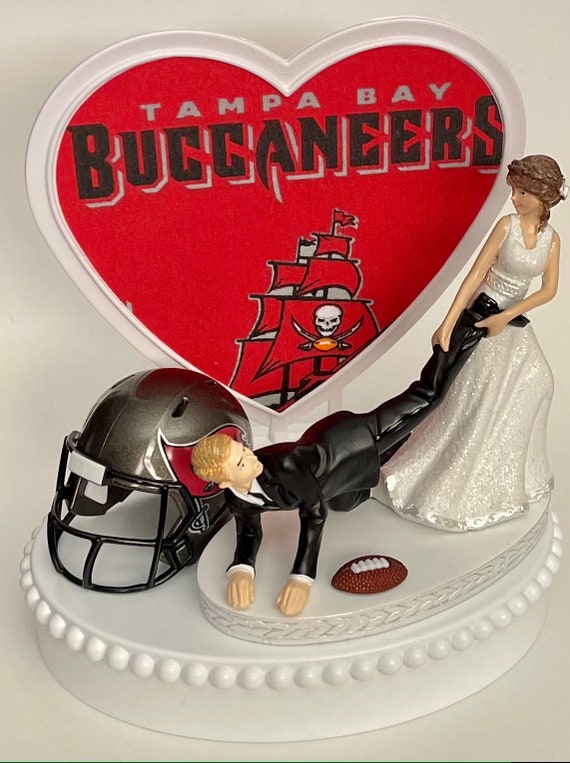 Wedding Cake Topper Tampa Bay Buccaneers Bucs Football Themed Etsy 日本