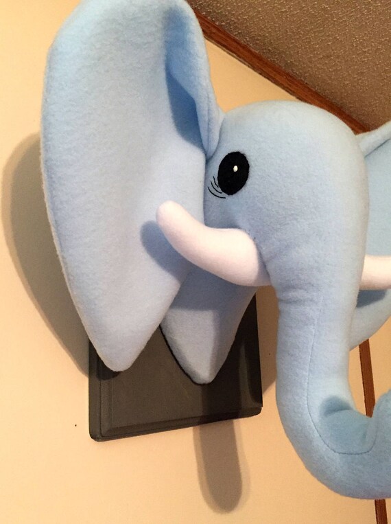 stuffed elephant head