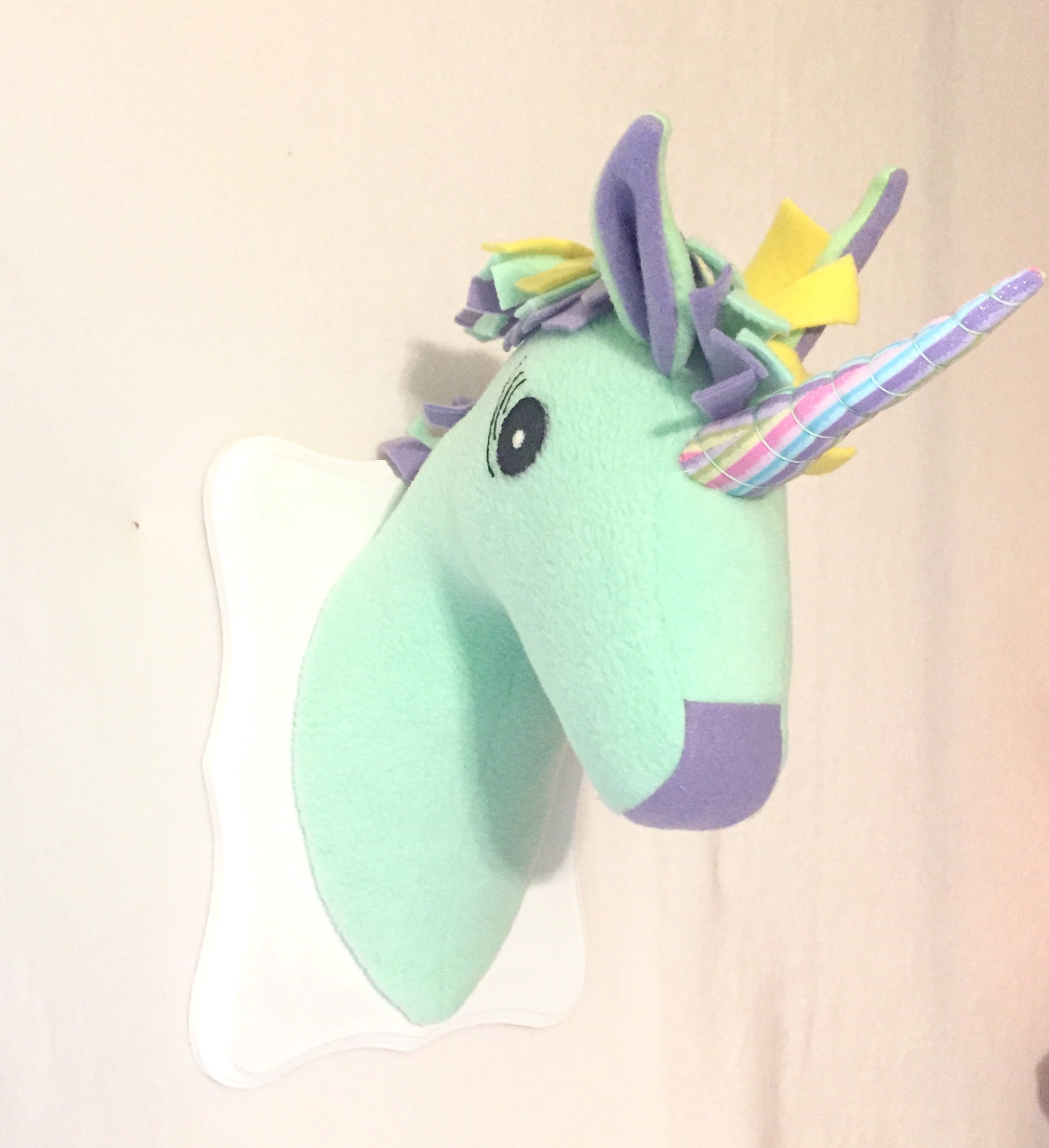 green unicorn stuffed animal