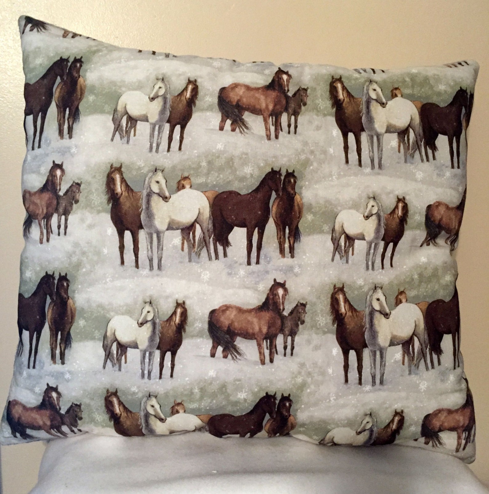 Horse Throw pillow / Stuffed Horse Pillow / Horse lovers gifts Etsy