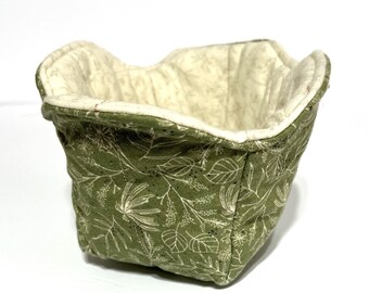 Floral Pint Cozy: Reversible Cotton ice cream / single serving soup / Mac and cheese / Cereal / Snack Cozy