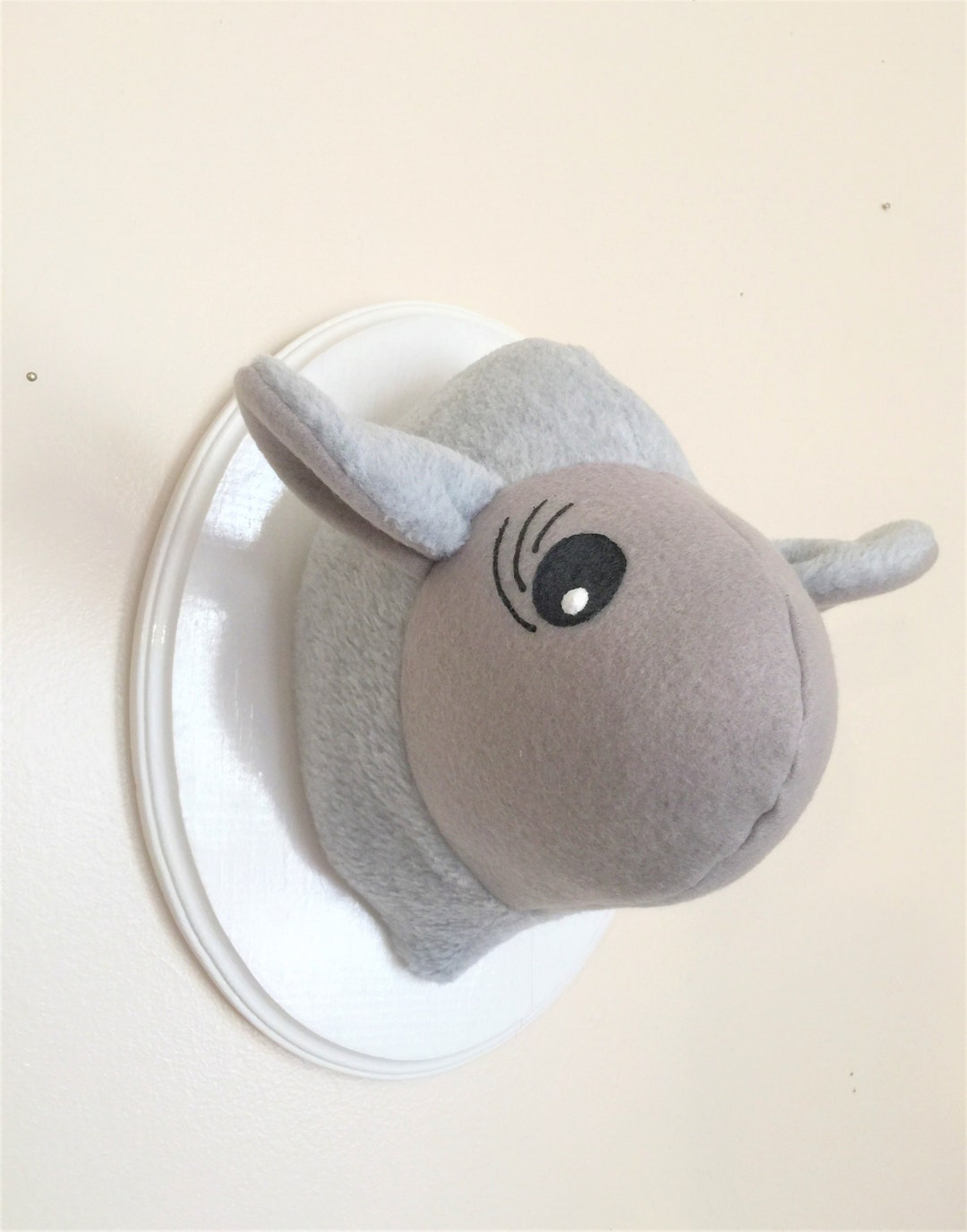 Gray Lamb Stuffed Mounted Animal Head / Fake Taxidermy / Sheep Etsy