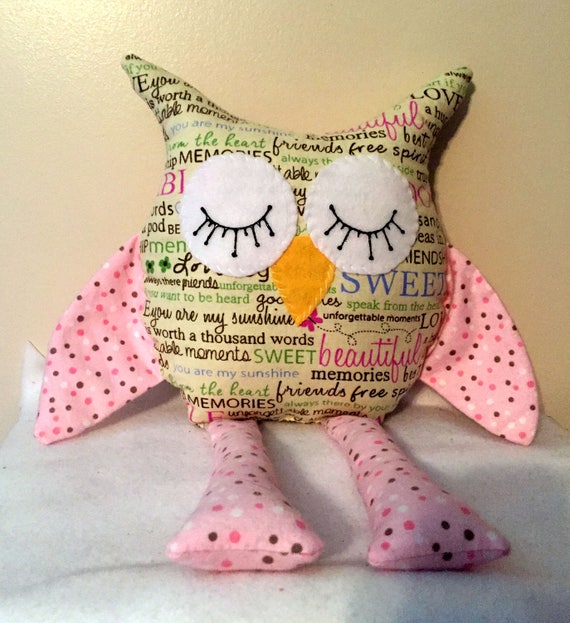 Stuffed Friendship Owl / Stuffed Owl Animal / Friendship gifts Etsy