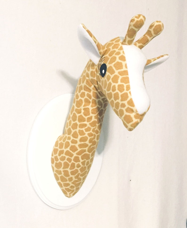 Safari Animals Heads Nursery Wall Decor / Stuffed Animal Heads Etsy