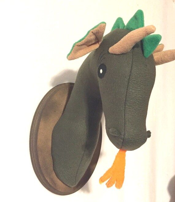 fake stuffed animal heads