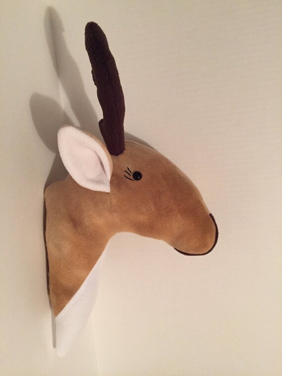 stuffed animal deer head