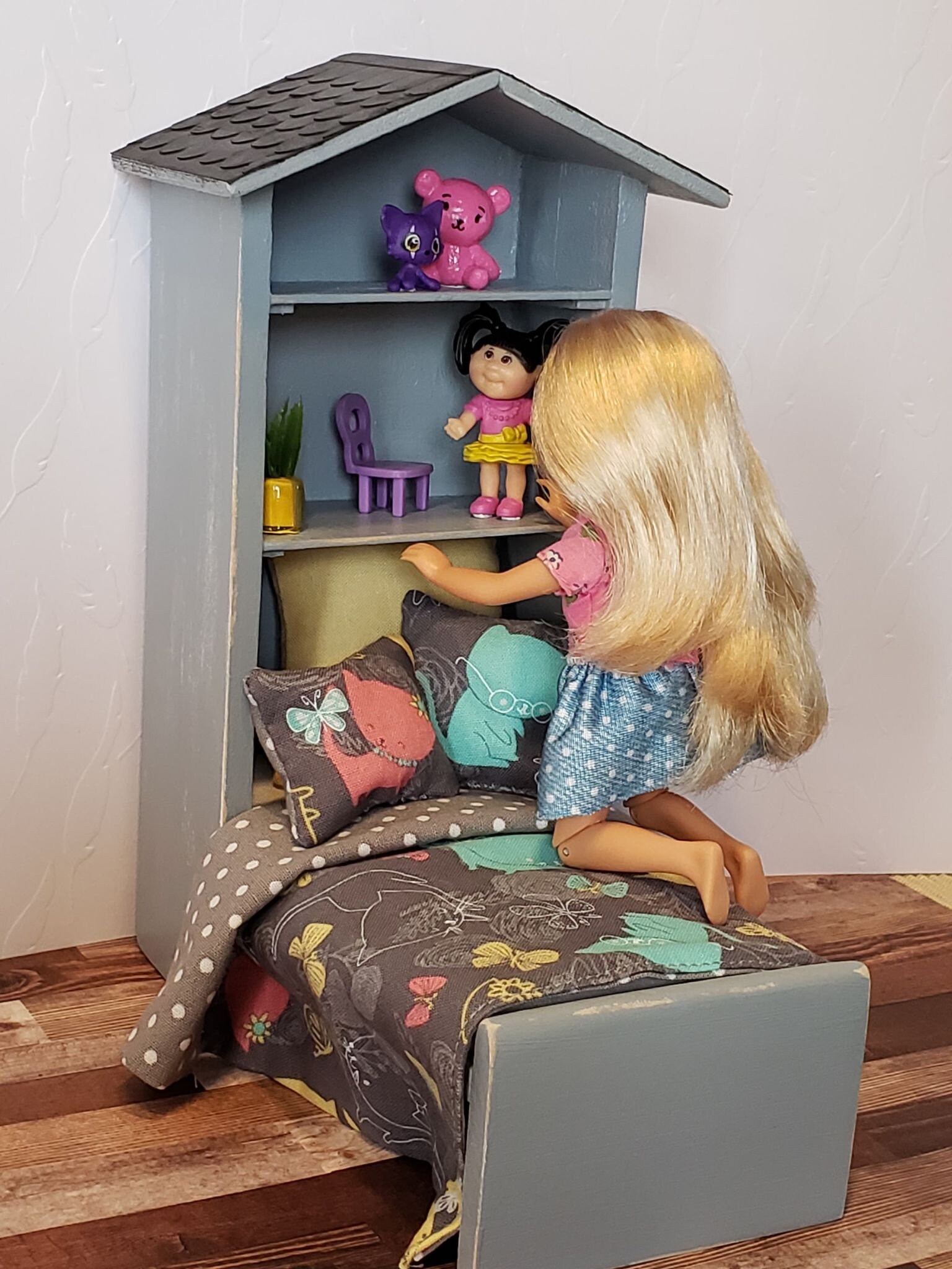 chelsea barbie bedroom set