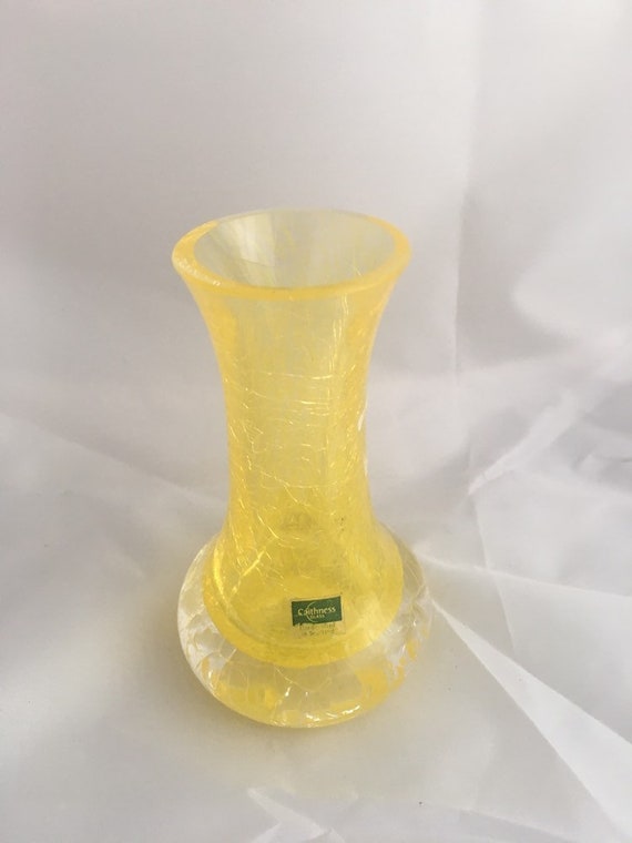 Stunning Caithness Crackle Posey Vase Etsy