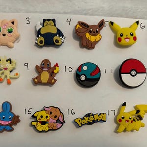 pocket monsters croc charms