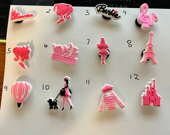 Princess and Castle croc charms