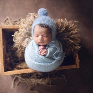 Fluffy Bear Bonnet Fluffy Hat Newborn 