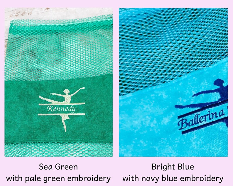 Personalised Ballet Shoe Bag Pointe Shoe Bag Drawstring Etsy