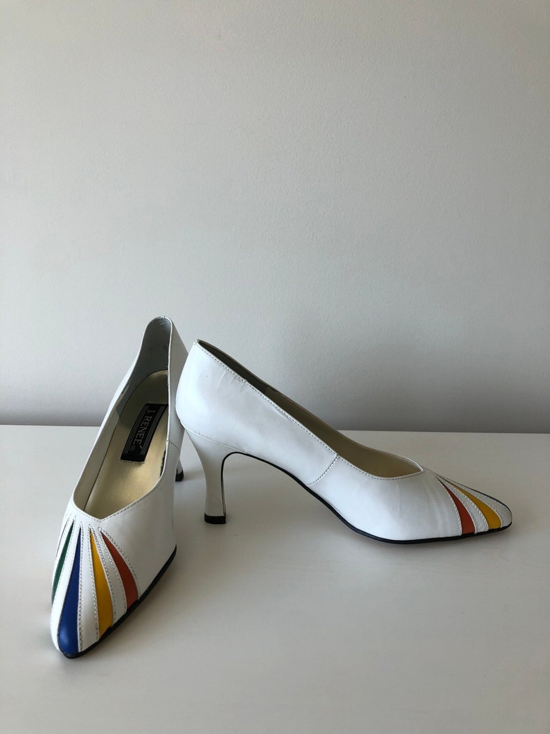 Vintage J Renee Colorful Pumps NWOT Size 7