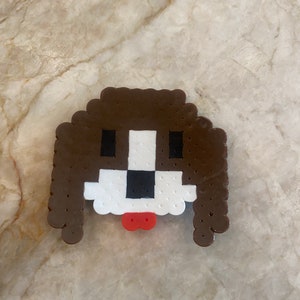 Puppy Perler head