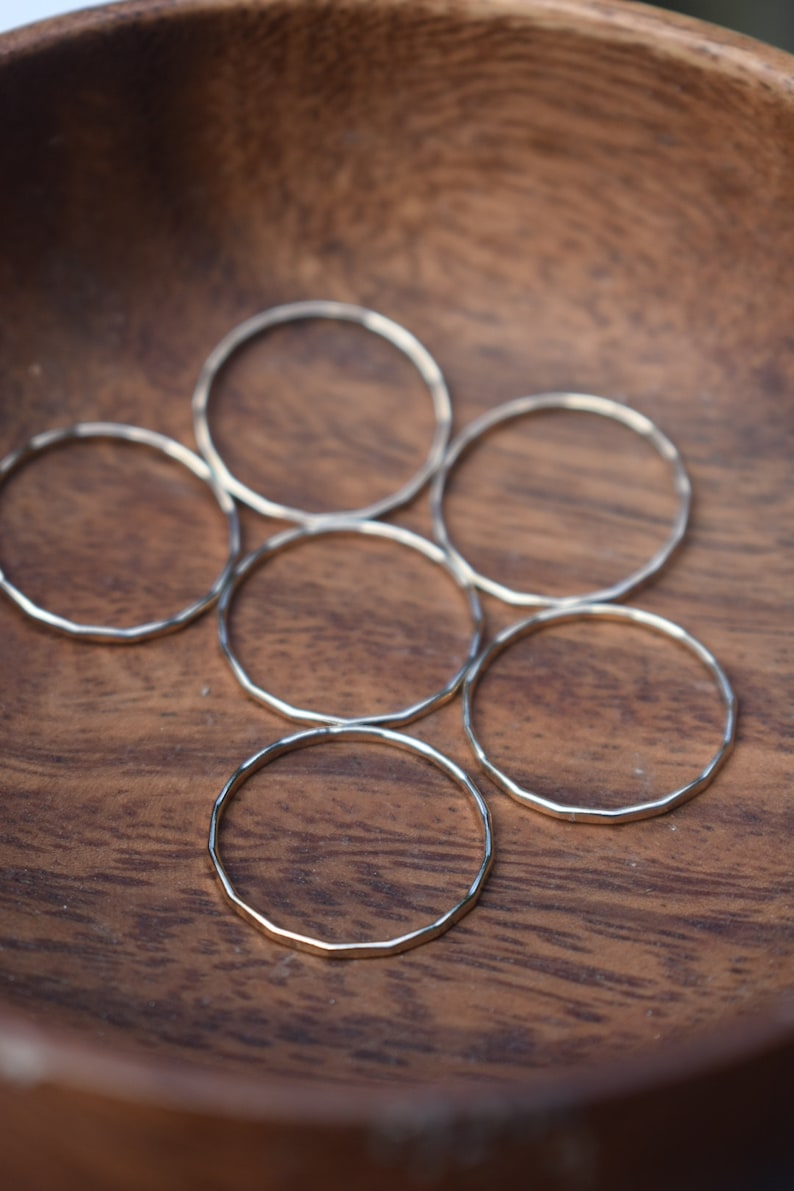 14k Gold Filled Stackers - Etsy