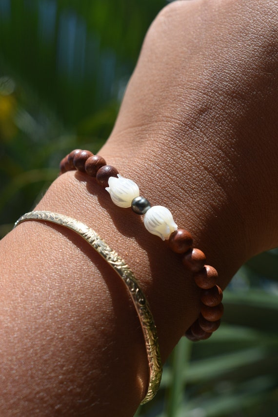 sandalwood jasmine bracelet