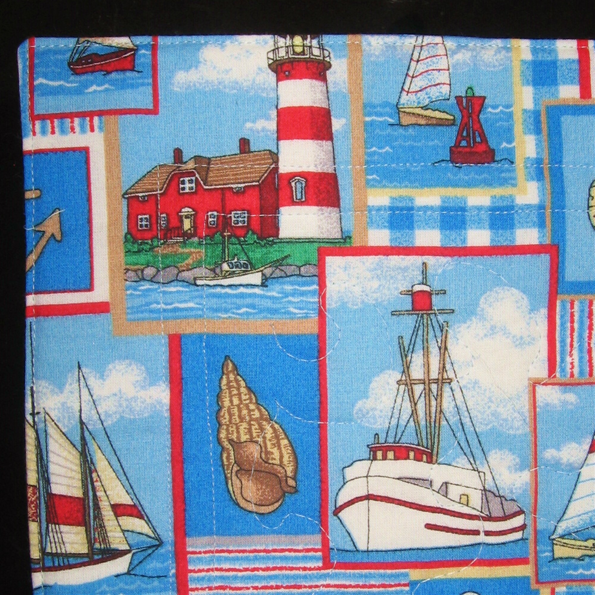 Anchors Aweigh Quilted Placemats set of 6 Etsy
