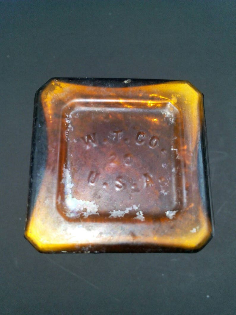 1875 Druggist Bottle Whitall Tatum Yellow Amber - Etsy Denmark