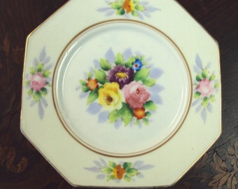 Handpainted 6 inch Floral Plates