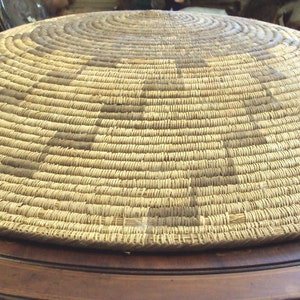 34 inch American Indian Basket Papago Tribe Arizona image 3