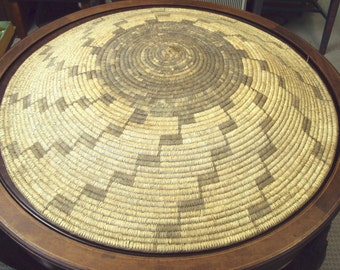 34 inch American Indian Basket Papago Tribe Arizona