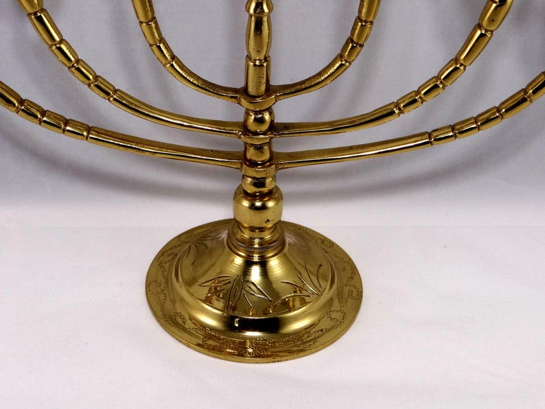 Vintage Brass Menorah Candelabra Jewish Judaica Hanukkah Candelabra Lamp Menorah Religious Home Decor Chanukkah Decor Etsy Gifts