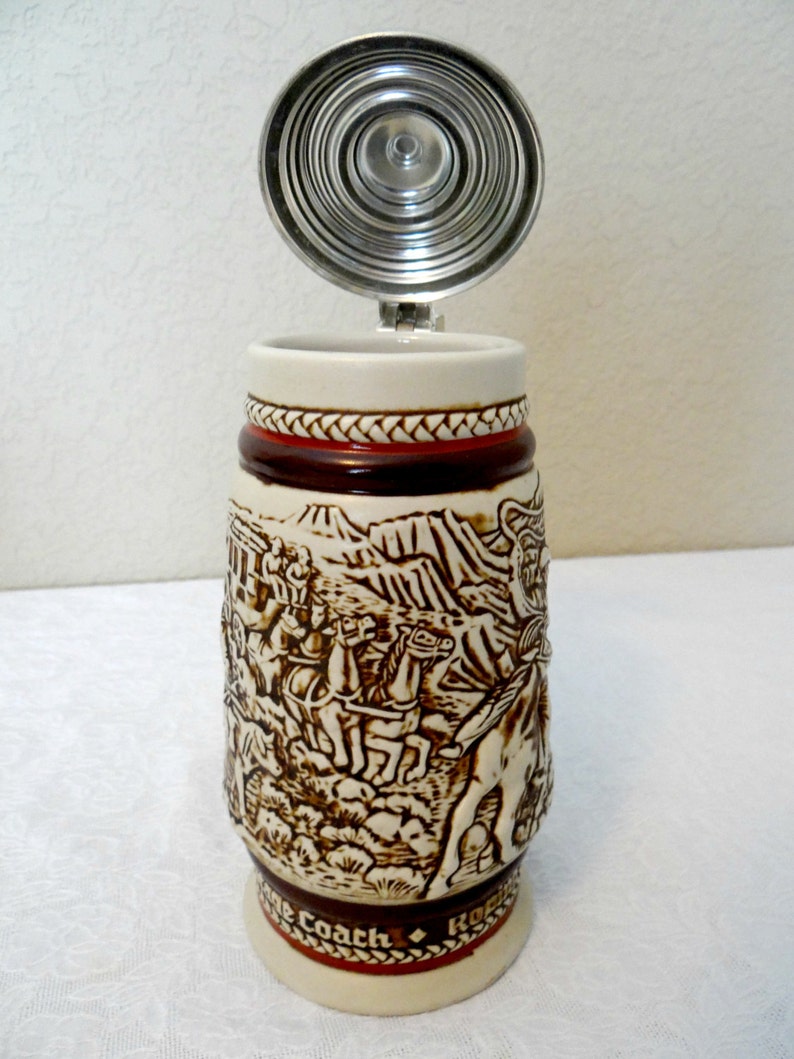 Vintage 1980 Avon Beer Stein Avon Southwestern Cowboy Chuck Etsy