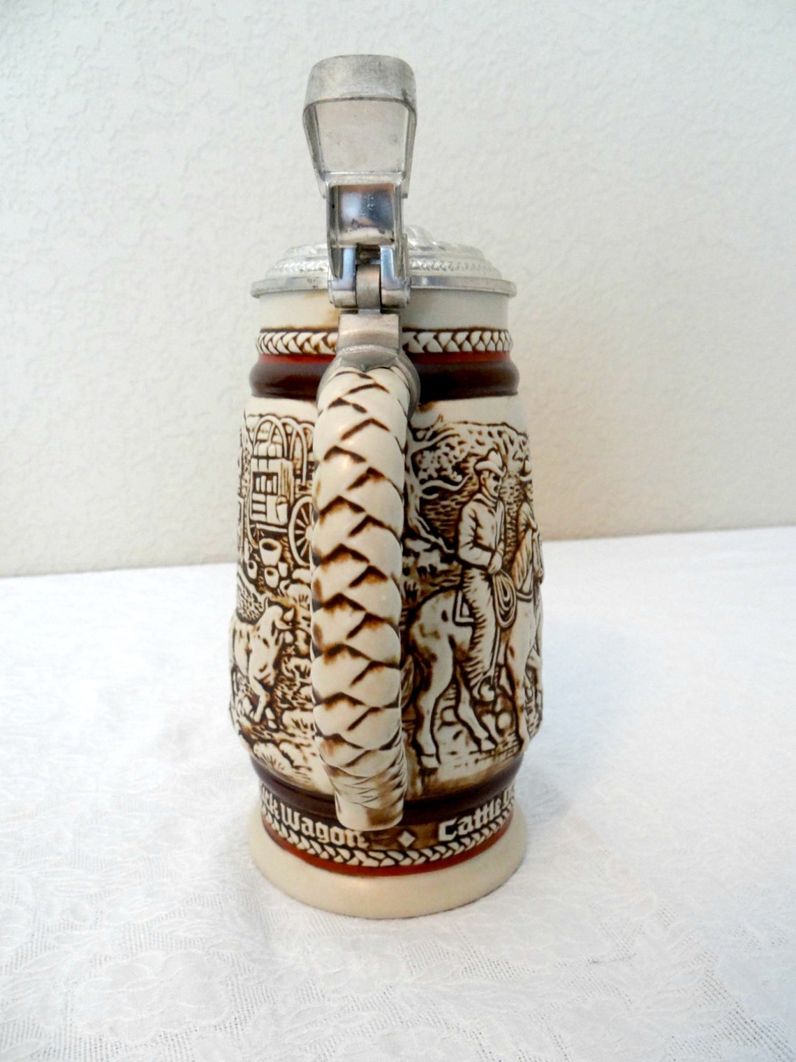 Vintage 1980 Avon Beer Stein Avon Southwestern Cowboy Chuck Etsy