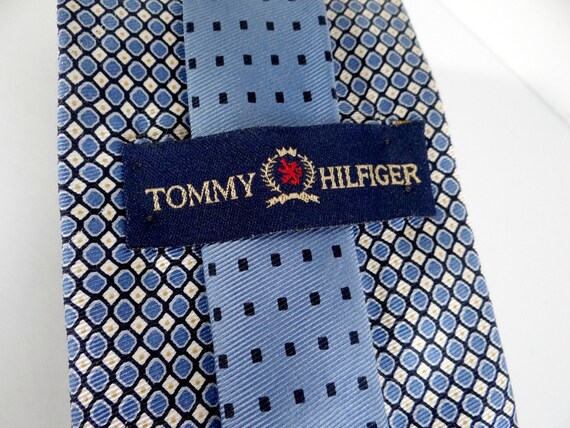 Vintage Tommy Hilfiger Silk Necktie Italian Print… - image 2