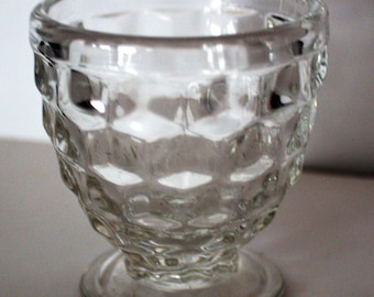 Fostoria AMERICAN Pattern Vintage Whiskey Footed SHOT GLASS - Crystal Color
