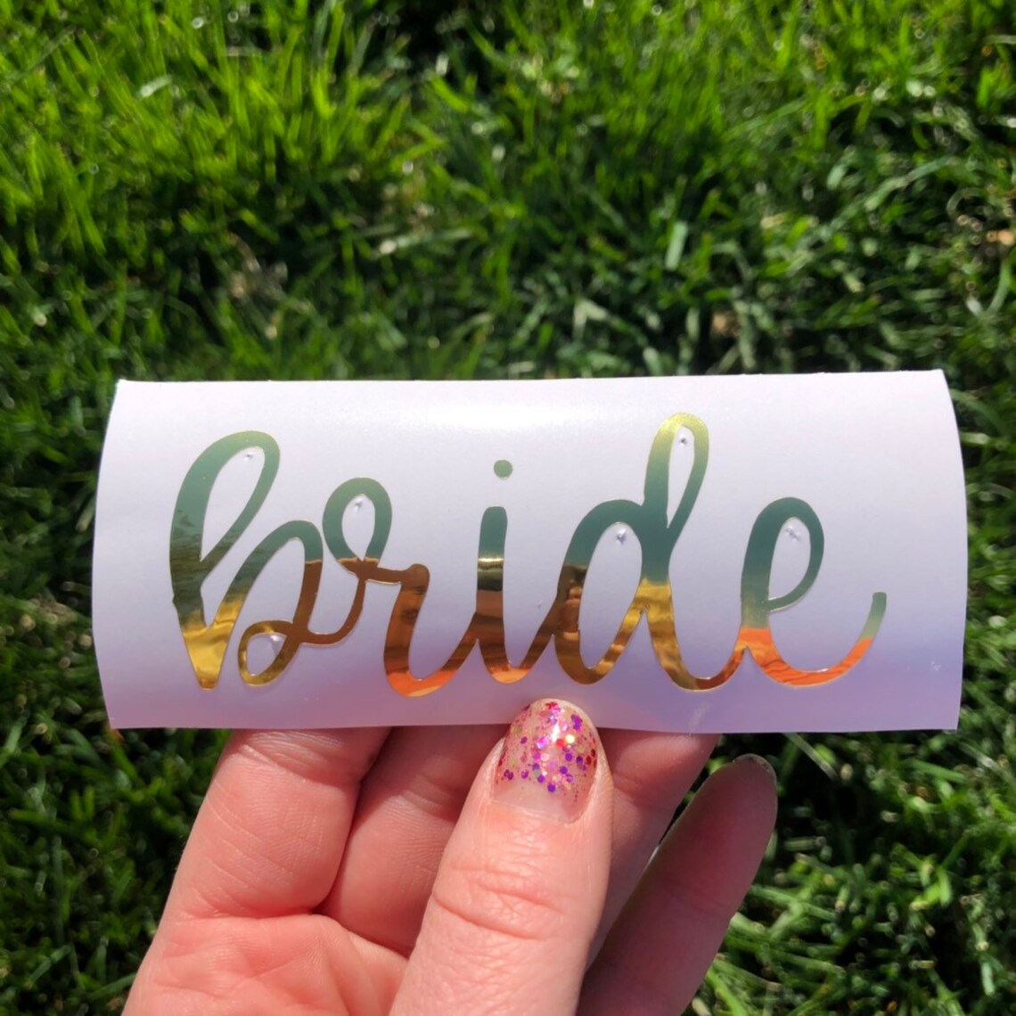 Gold Name Decal Metallic Gold Decal Gold Foil Decal Yeti Etsy