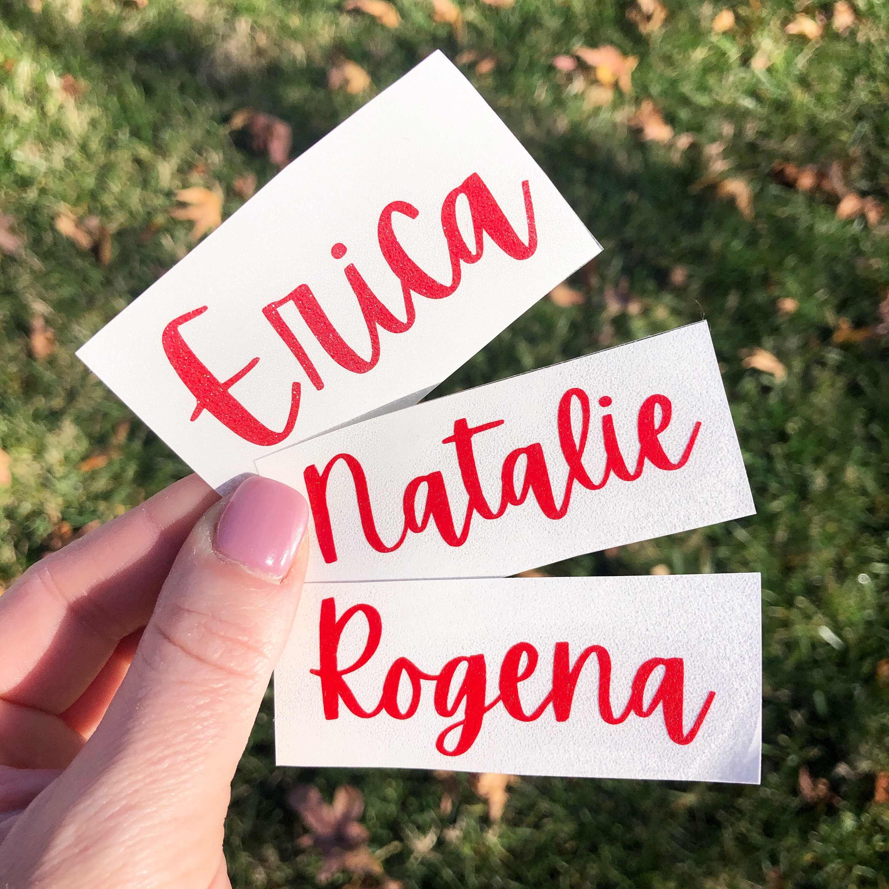 Name Decal - Yeti Cup Decal - Wine Glass Decal - Personalized Decal