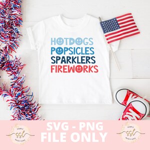 4. Juli SVG: USA Sommer Thema (Digitaler Download)