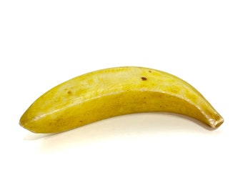 Vintage stone banana fruit