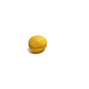 Vintage Italian Carved Marble Stone Apricot