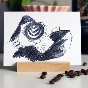 Postcard Coffe Lover Chill Coffee