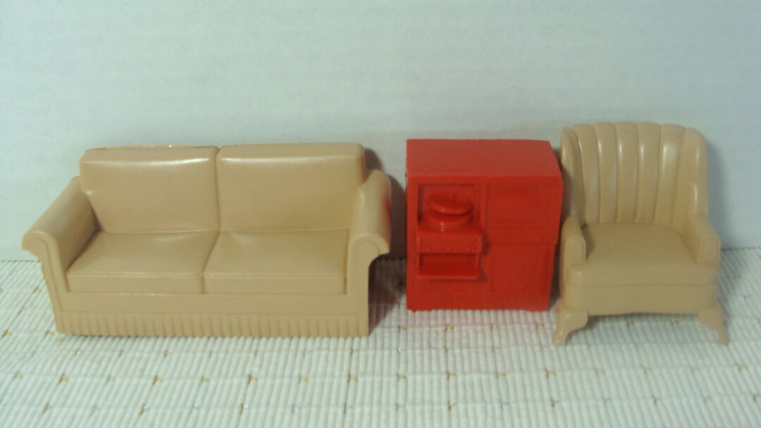 Vintage Antique Doll Furniture Living Room. Etsy