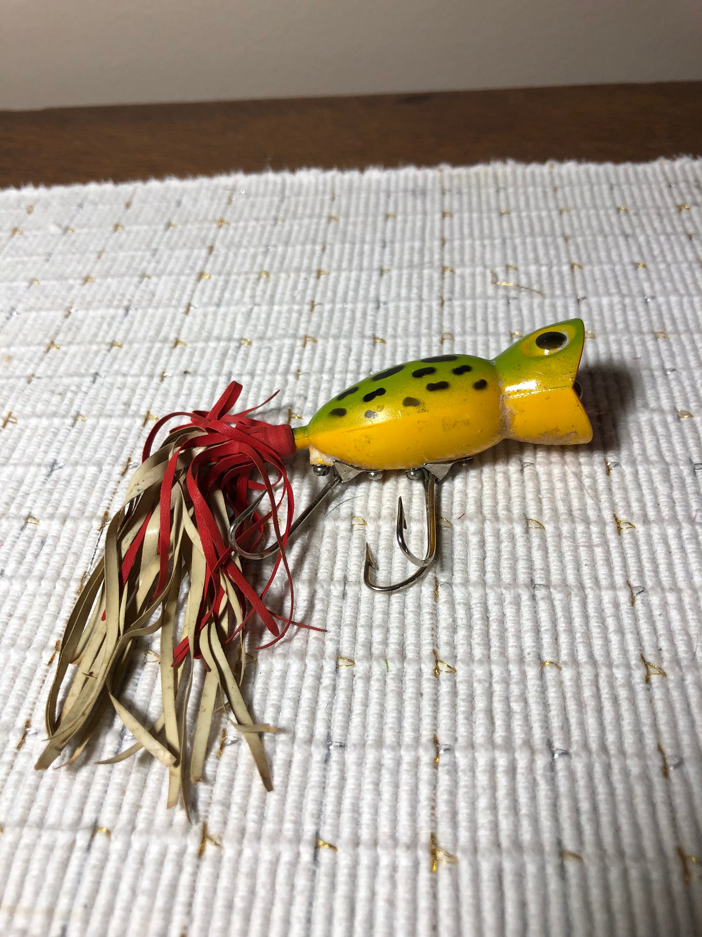 Vintage Hula Popper Fishing Lure 