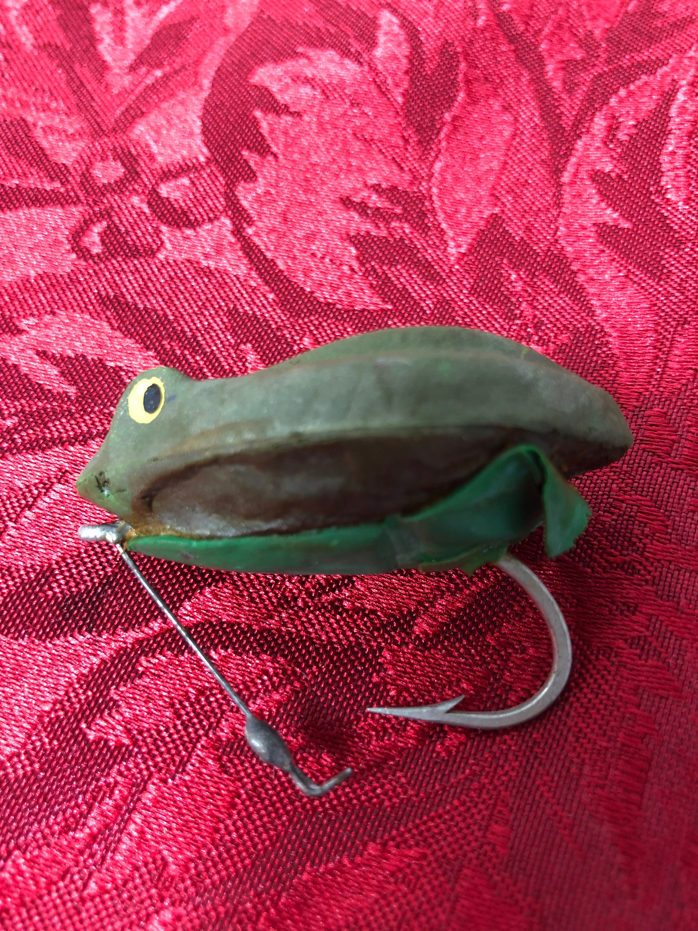 Vintage Bill Plummer Original Bass Frog Fishing Lure. -  Israel