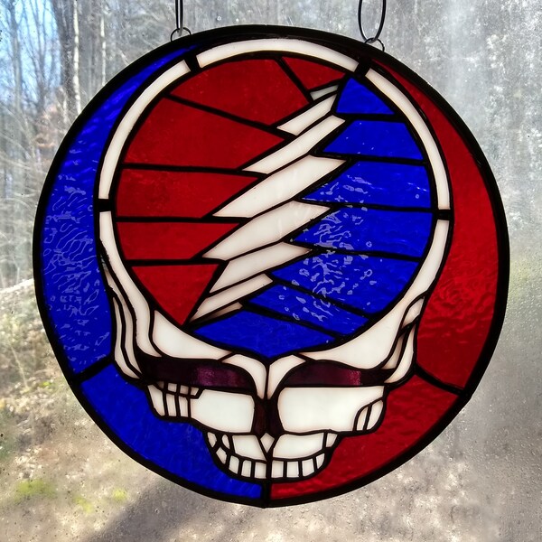 Steal Your Face -  Grateful Dead Stained Glass