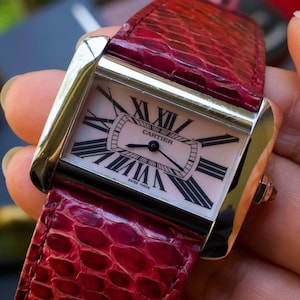 Cartier Divan XL Ref. 2600 Limited Edition Mother of Pearl of 500 Quartz Unisex 2000s